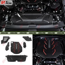 Front Engine Inner Cover Protector Kits Fits BMW M5 Sedan 2025+ Dry Carbon Fiber