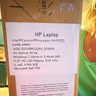 HP 14in Laptop Intel Celeron N4500 16GB RAM 64GB eMMC Win 11 S Silver — photo 3