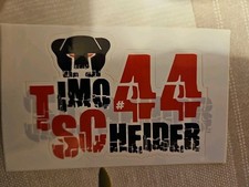 Sticker Aufkleber Timo Scheider #44 Rallycross DTM
