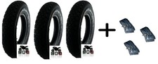 KIT 3 PZ COPERTONI GOMMA 4.50 10 8PR D810 + CAMERE D'ARIA PER PIAGGIO APE