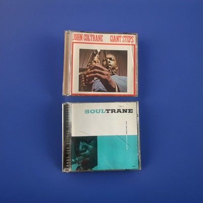 John Coltrane Lot Of 2 CD Albums: Soultrane And Giant Steps Riverside Label