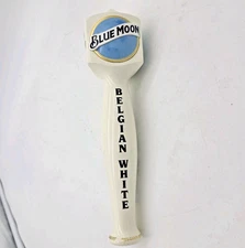 BLUE MOON Beer Tap Belgian White Style Wheat Ale 12" Tall Man Cave Bar Room