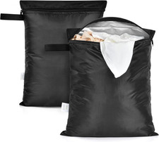 12x16 inch Wet Bag 2Pcs Waterproof Swim Bag for Wet Clothes Small Swimsuit Dirty