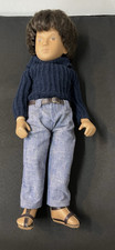 Vintage Sasha Doll Brunette Gregor 301 Dark Denim With Silver Hang Tag Serie
