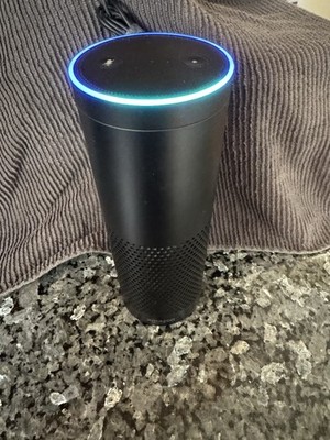 Amazon Echo 1st Generation SK705DI Bluetooth Alexa-Enabled Smart Speaker & Power