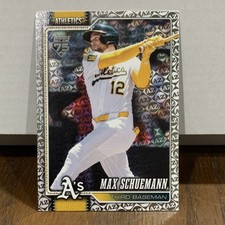 2026 Topps Series One spring training parallel Max Schuemann Athletics Card #225
