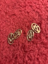 9ct Yellow Gold Men's Masonic Style Chain Link Cufflinks Hallmarked 6.1 g