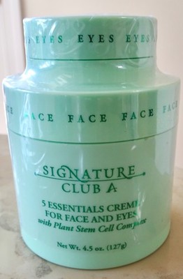 Signature Club A 5 Essentials Creme Plant Stem Cell Complex 4.5 oz  SEALED