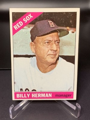 1966 Topps Billy Herman #37 Boston Red Sox Mgr EX-NM Vintage