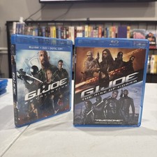 G.I Joe : Rise of Cobra / Retaliation - Bundle / Lot (Blu-ray) - U Get Both