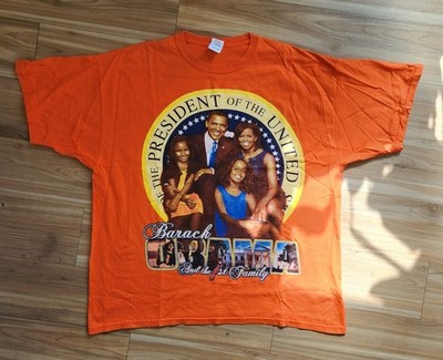 Vintage Barack Obama ''Make The Dream Reality'' First Family T-Shirt 2XL Gildan