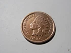 1896 Indian Head Penny in about Fine condition. Nice!!!  But you decide!!!!!!