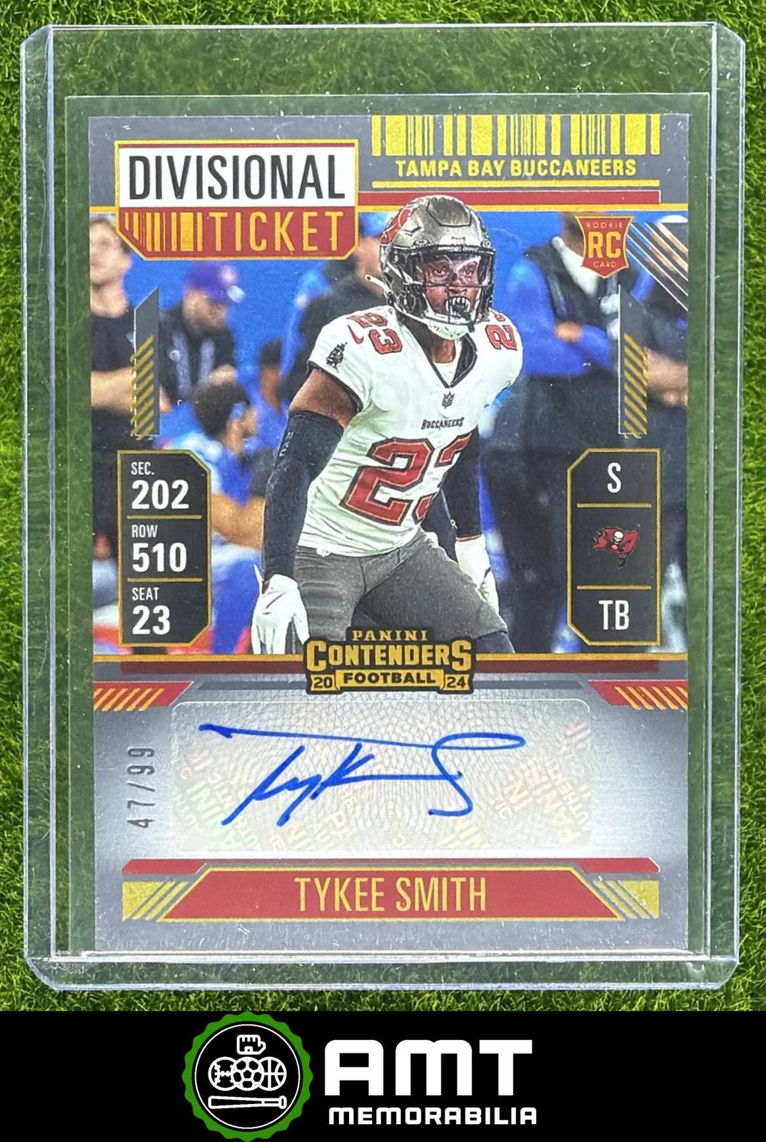 Tykee Smith Panini Contenders #256 Autograph-Divisional Ticket