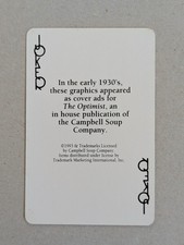 Single playing card - USA - Campbell Soup - The Optimist 1993 48