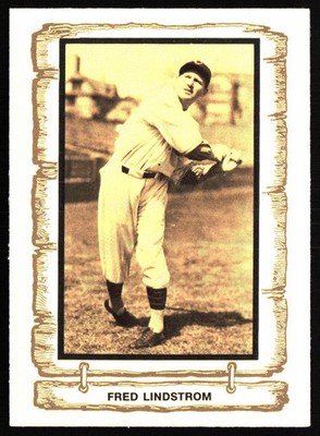 1983 Cramer Baseball Legends Series 4 #100 Fred Lindstrom