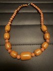 Vintage Butterscotch w/Amber Accents Graduated Necklace 31” | Art Deco style — photo 1