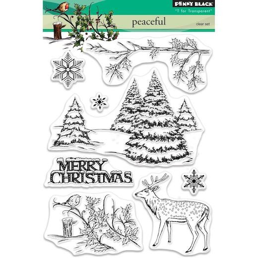 Penny Black Clear Stamps - Peaceful 30-511