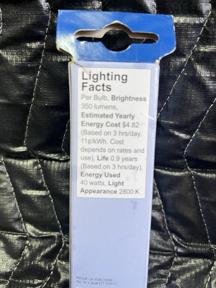 5 Philips Appliance Bulb 40W Clear Intermediate Base T6.5 Light Bulb 120 Volts - Image 2 of 3