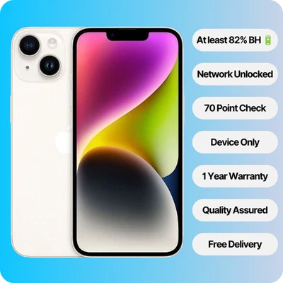 Apple iPhone 14 | 128GB 256GB 512GB Unlocked All Colours | Very Good Condition
