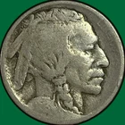 1913 Type 1 Raised Ground Buffalo Nickel Good G Coin #34654