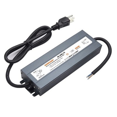 GINRANS 200W Waterproof LED Driver 12V 16.67A Power Supply Transformer IP67