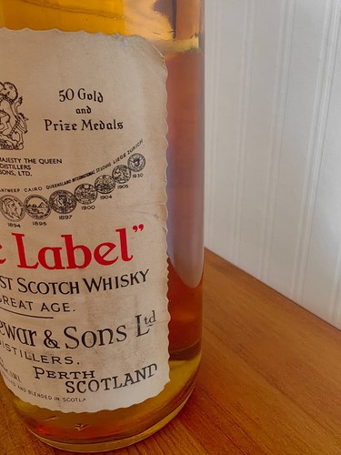 Dewars White Label Scotch Whisky, 0.7 Liter, 43% Vol, 60er Jahre, RAR - Bild 3 von 8