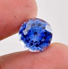 AAA Flawless 12 x 12 mm Natural Royal Blue Ceylon Sapphire GIT Certified 