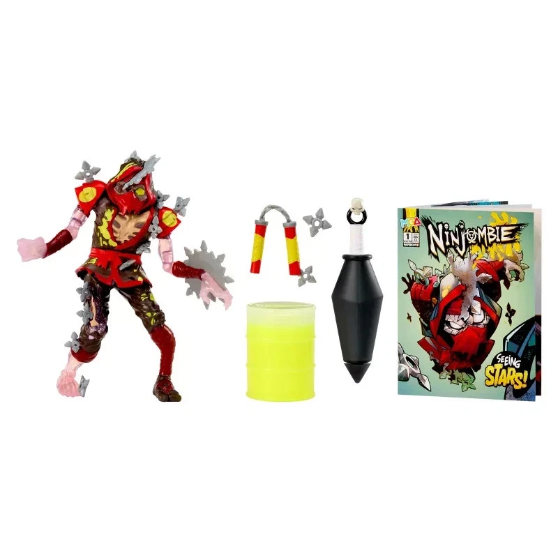 NINJOMBIE Roblox GRAVE SPIN Mix & Match Figure Weapon SLIME Comic Book **READ** - Image 2 of 4