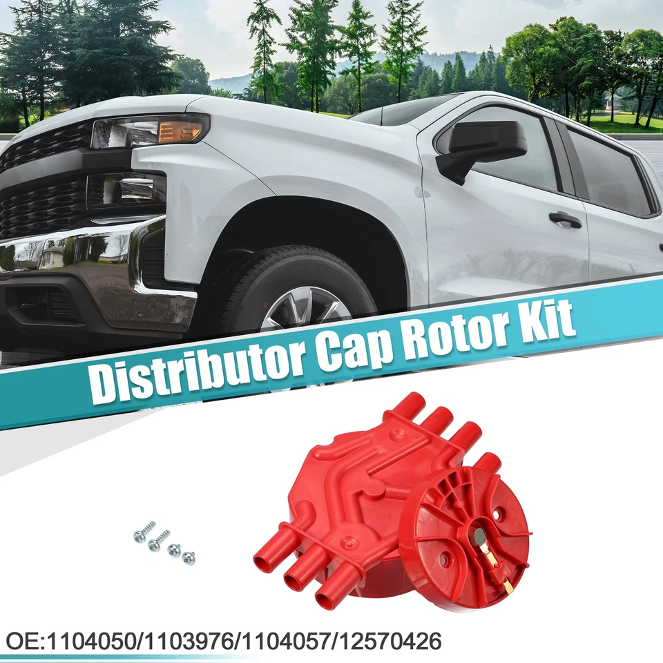 1104050 Auto Ignition Distributor Cap & Rotor Kit for Chevrolet GMC Sierra 4.3L - Image 2 of 4