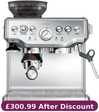 Sage The Barista Express BES875UK Bean to Cup Coffee Machine Stainless Steel*