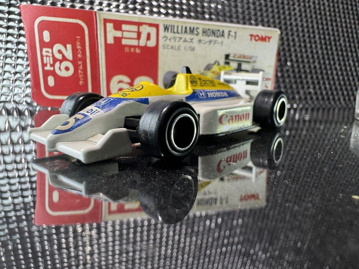 日本製 トミカ 赤箱　No.62 ウィリアムズ ホンダF-1 箱付き 日本製 トミカ 赤箱 No.62 ウィリアムズ ホンダF-1 箱付き