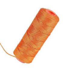 Orange Mason Line - 300 Feet 18 Braided Nylon Twine for Masonry, Construction
