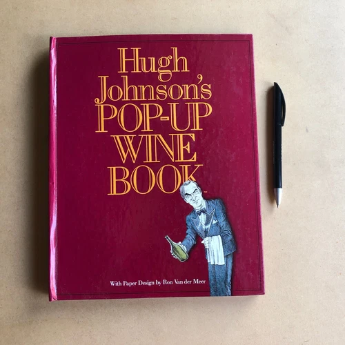Hugh Johnson's 3D Pop Up Wine 3 Dimensional Pop up Hardback Book Van Der Meer..