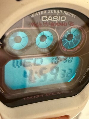 Casio Gw-6900K G-Shock Solar Radio Wave Atomic ICERC Dolphin love