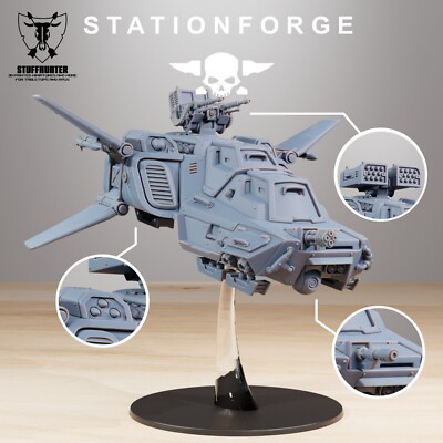 Socratis Speeder - Station Forge - Scifi Wargaming Grimdark Flugzeug Fahrzeug