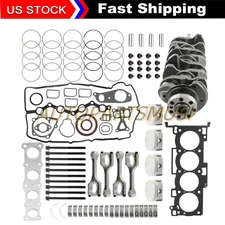 For Hyundai KIA 2.4L Engine Overhaul Rebuild Kit & Crankshaft & 4X Con Rods G4KE