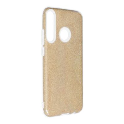 Handyhülle für Huawei P40 Lite E Schutzcase Cover Bumper Schale Glitzer Gold Neu