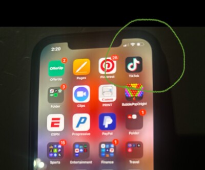 iPhone 12 Pro Max - Tiktok App 
