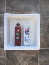 WHITE CERAMIC BATHROOM  TILES  SHOWER NICHE  / BATHROOM SHELF /SOAP DISH