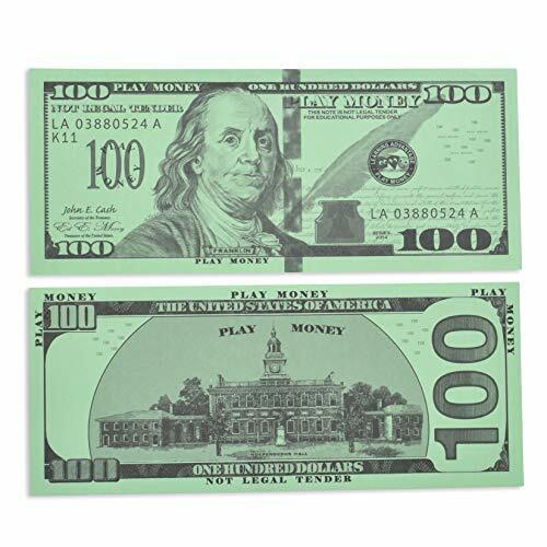 LEARNING ADVANTAGE One Hundred Dollar Play Bills - Set of 50 $100 Paper Bills