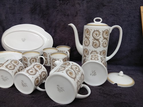 Susie Cooper Venetia (PERFECT CONDITION) China Full 16 Item Coffee Pot Set - Picture 2 of 11