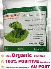 FORUN Organic A Grade Matcha,Green Tea Powder 400G - 100% Pure
