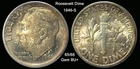 1946-S Roosevelt Dime Raw Supurb Gem COLOR!!!