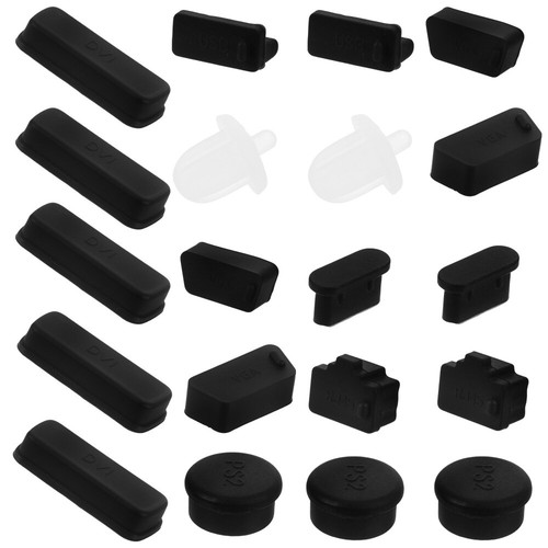 24 szt. wtyczki kurzu USB - Zestaw Złącze ładowania Wtyczka przeciwpyłowa komputera - Zdjęcie 4 z 12