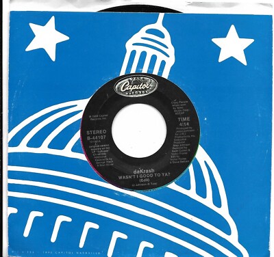 daKrash  (Wasn't I Good To Ya?)  Capitol 44107 = NEAR MINT FUNK record!