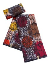 Polyester Ankara Fabric XXV 6 Six Yards PRINT WAX