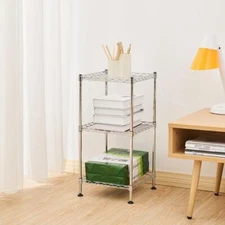 High Quality 3 Tier Metal Wire Rack Shelving Storage Unit Organizer Store Towels