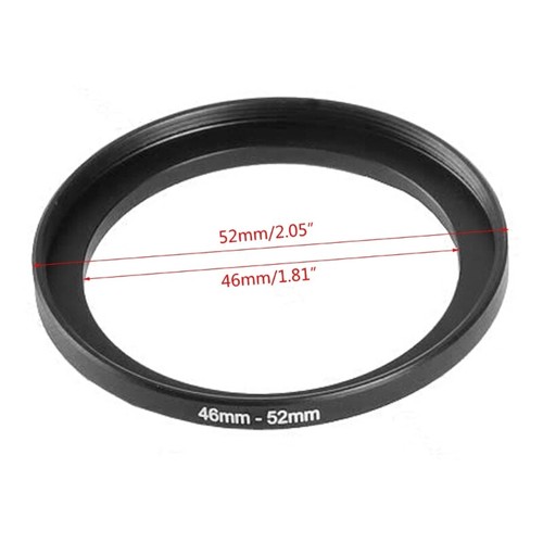 NEW Metal 46mm-52mm Step Up Lens Filter Ring 46-52 mm 46 to 52 Stepping Adapter - Picture 8 of 8