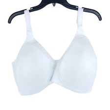 Leading Lady Brigitte Luxe Side Smoothing Bra Size 42G White Wirefree