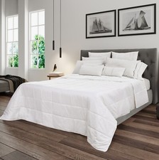 Smart Silk 100 Silk Filled White King Comforter 90" x 102"